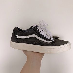 Vans Grey Suede Sneakers